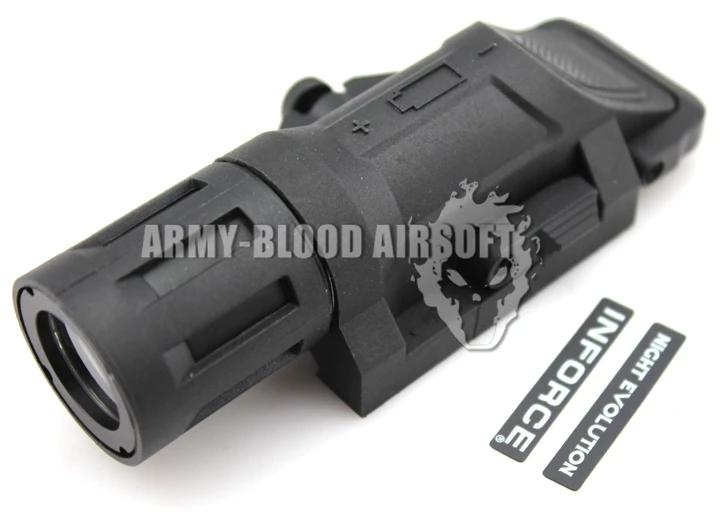 

Night-Evolution NE04019 INFORCE Weapon Mounted Light Tactical Flashlight Weaponlight Multifunction (BK)