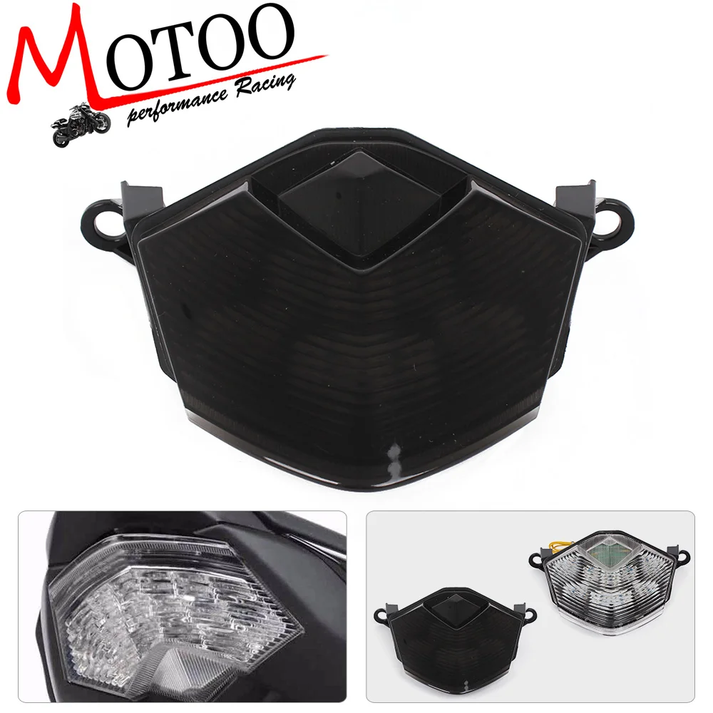 

Motoo - Motorcycle Tail Light LED Integrated Signal for KAWASAKI NINJA ZX-6R 09-12 NINJA ZX-10R 08-10 Z1000 07-09