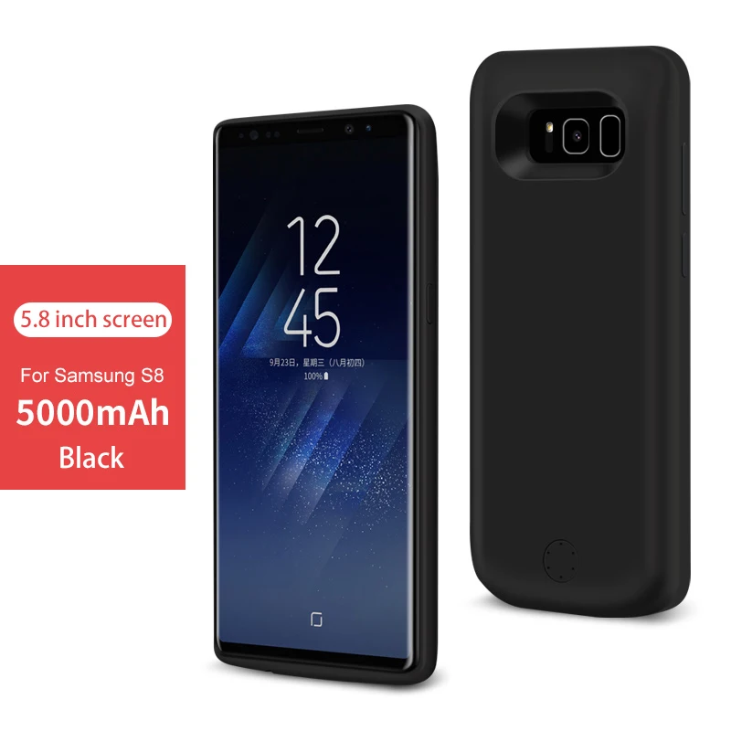 VVKing 6500 мАч/5000 мАч чехол для зарядного устройства для samsung Galaxy S8 S8 plus внешний аккумулятор чехол для зарядки ультра тонкий внешний аккумулятор зарядное устройство