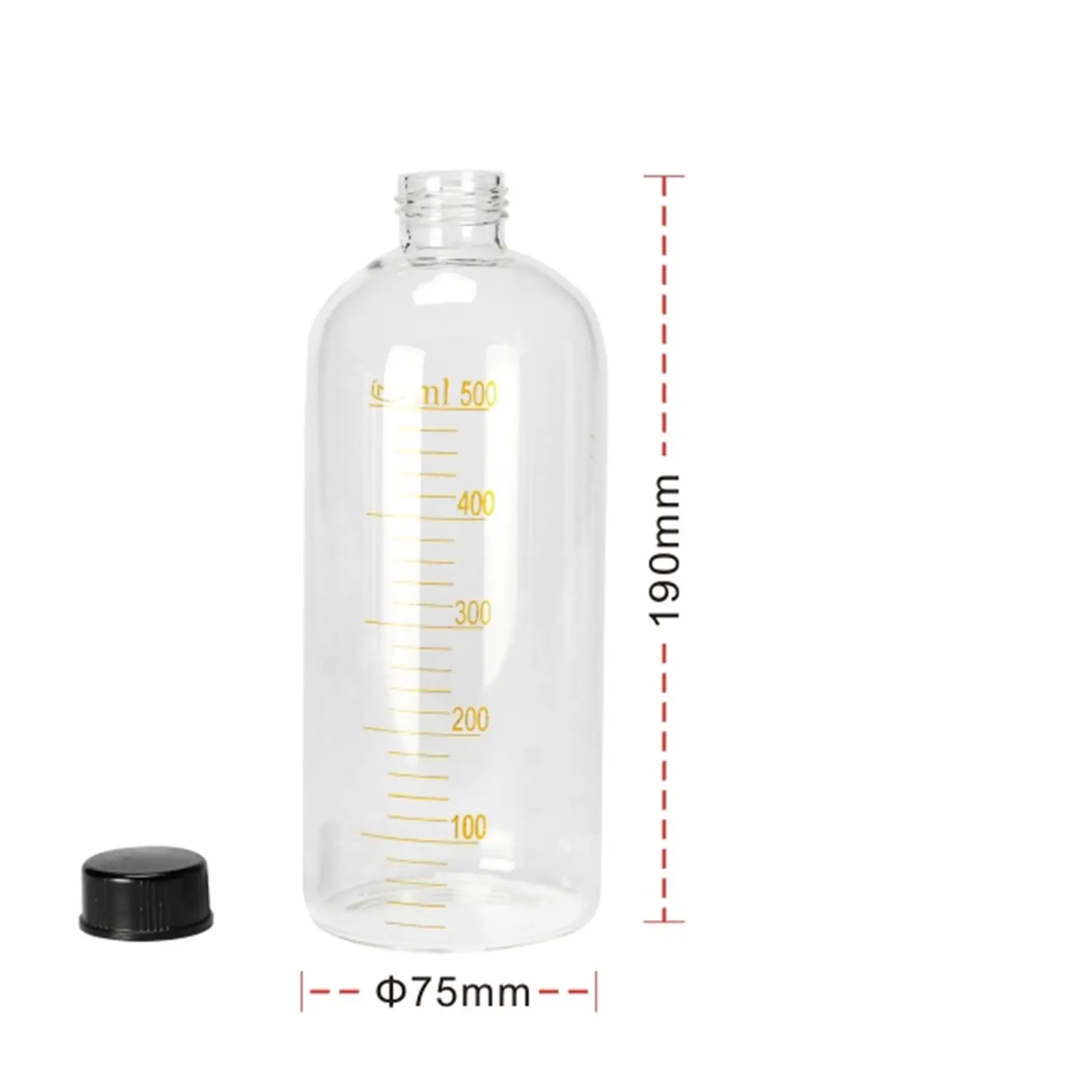 500ml Glass Serum Anaerobic Bottle Lab Glasswarein Laboratory Bottle