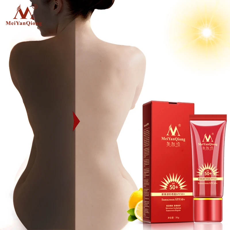 Бренд солнцезащитный крем SPF50 + отбеливающий Восстанавливающий, с защитой от солнечных лучей, кожи защитный крем анти-чувствительный