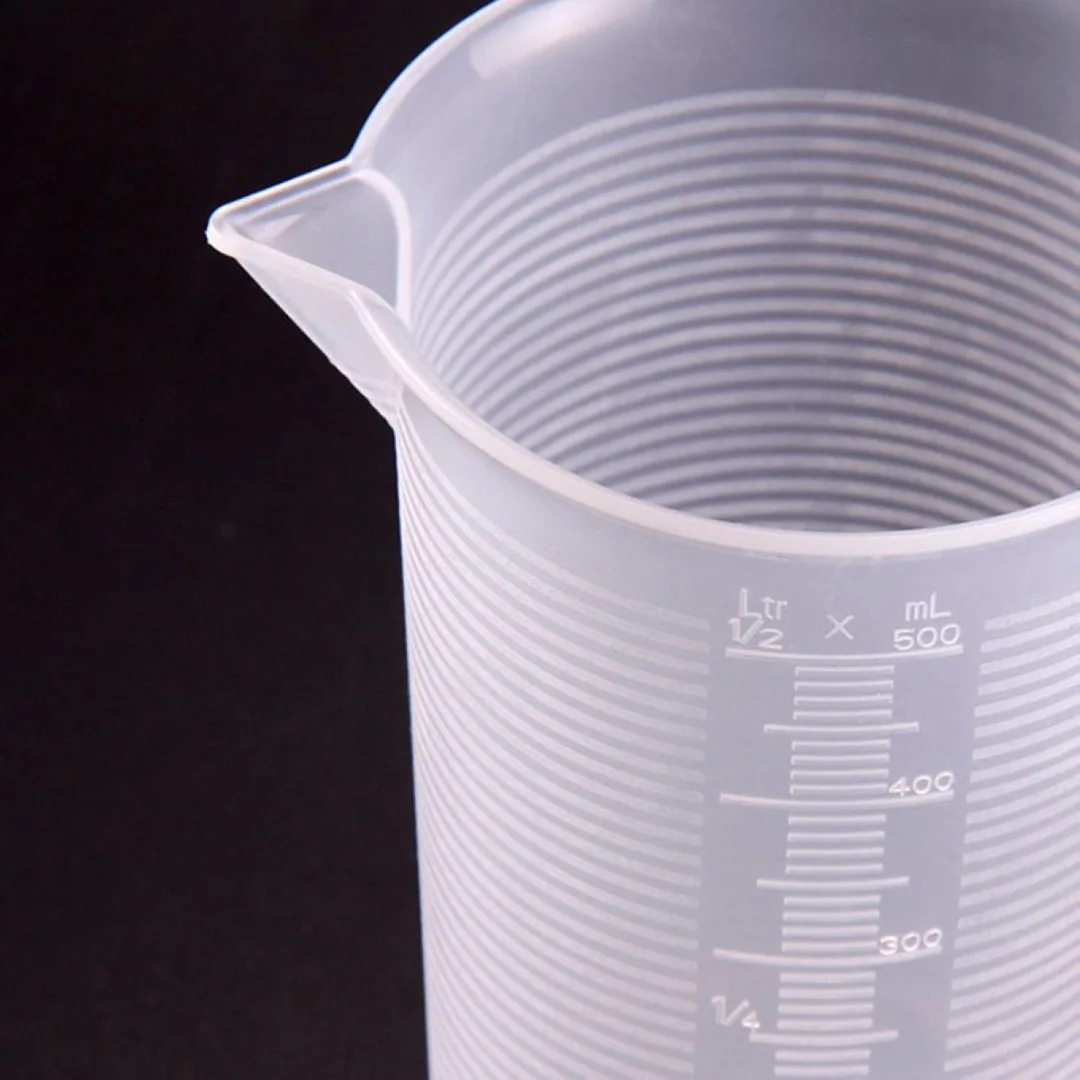Conical Graduate Plastic Liquid Measuring Jug Cup Graduated Surface Cooking Bakery Kitchen Lab 100/250/500/1000ML