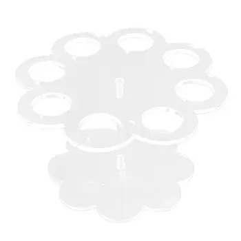 

PHFU Detachable 8 Holes Acrylic Ice Cream Cone Holder Stand