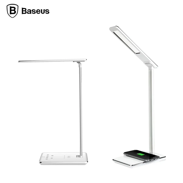 Table Lamp Qi BASEUS 2 in 1 Table Lamp + Qi Wireless Charging pad for Samsung Galaxy S6 edge