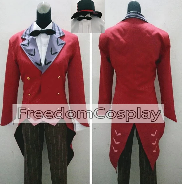 Kagetane Hiruko Costume Black Cosplay Bullet Outfit Coat Hat Cosplay Costume