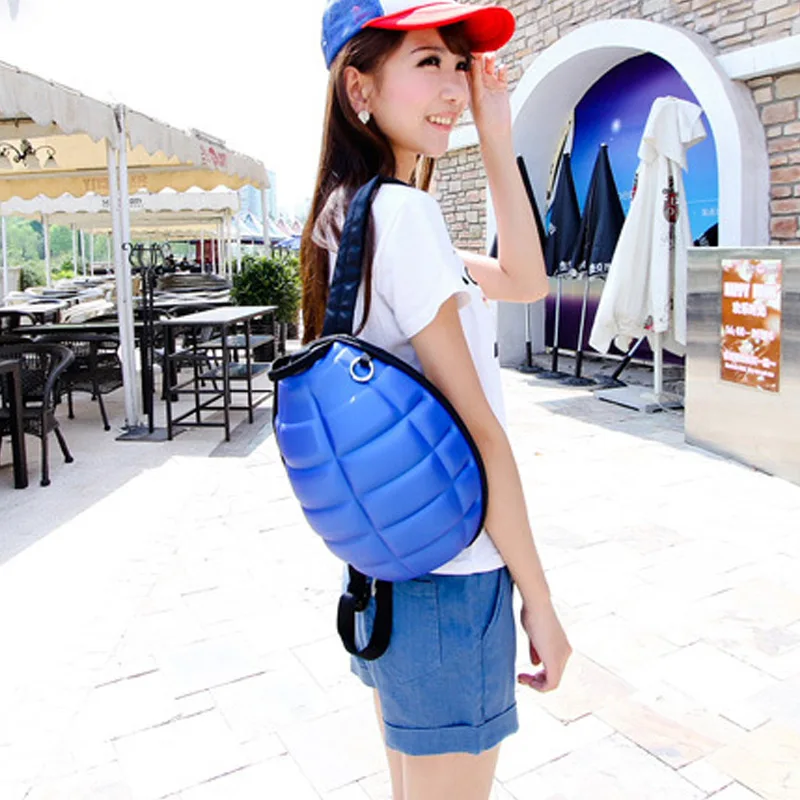 Fashion Turtle Shell Backpack Grenade Shoulder Bag Cool School Bag Men Women Laptop Backpack for Teenage Girls Boys Best Sale-WT