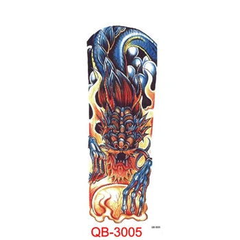 

3D 48*17cm Body Sticker Tattoo Decals Tattoo Stickers Temporary Sexy Polynesian Men Makeup