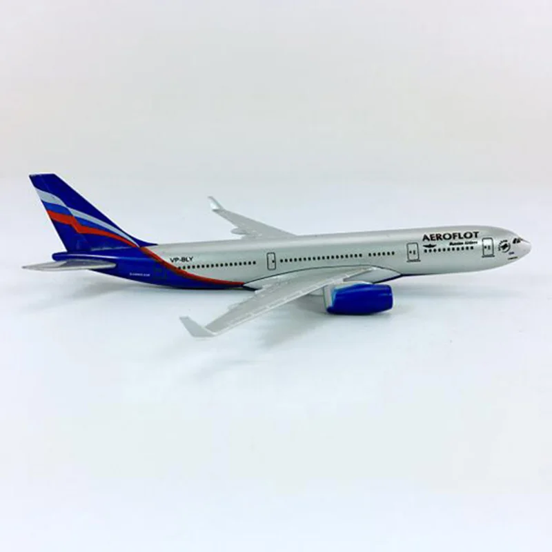 1:400 Air Россия самолет Airbus A330-200 Модель W база 16 см СПЛАВ самолет Самолет Авиакомпания коллекционный дисплей коллекция игрушек