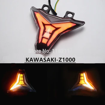 

Rear Tail Light Brake Turn Signals Integrated Led Light Smoke For 2014 2015 2016 KAWASAKI Z1000 ZR1000 ABS ZRT00F