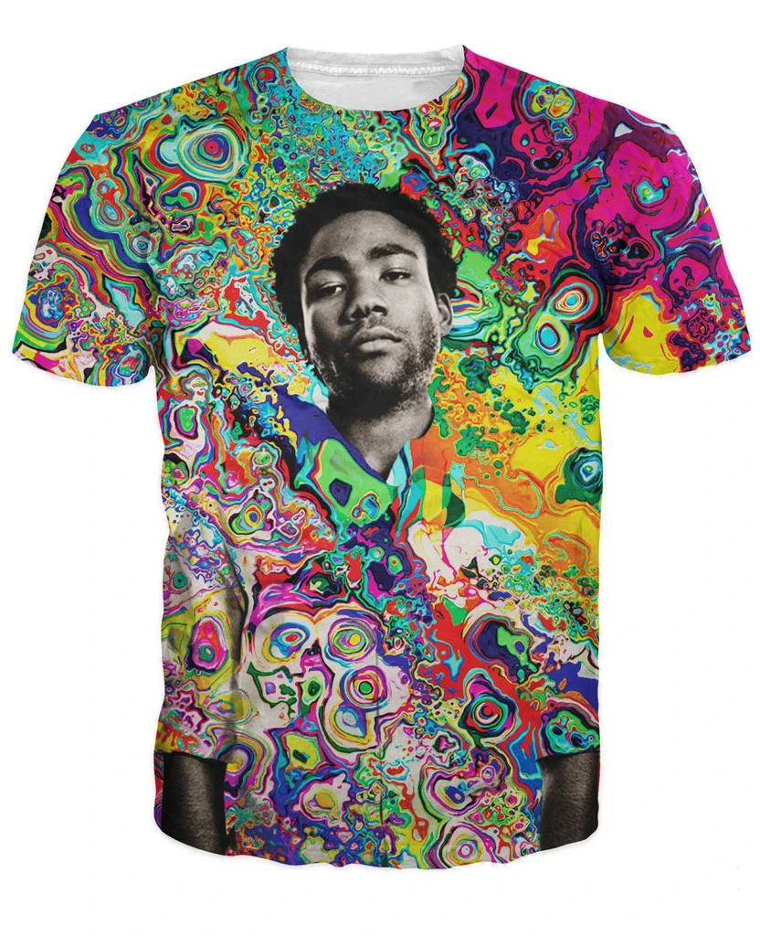 

Childish Gambino T-Shirt Hop Hop Themed T Shirt Fashion Clothing Hipster Summer Style tops Women/Men Colorful tee Pullover