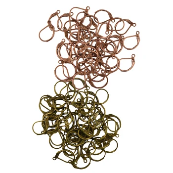 

100 Pieces Leverback Earrings Findings Earwire Wires Hooks DIY French Style Jewelry Design Making Craft