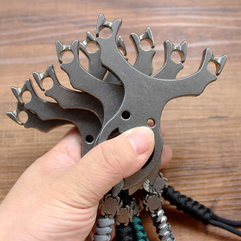 Liga de Titânio de Alta Linha de Produção de Corte Abridor de Garrafas de Metal Qualidade Multifunções Estilingue Edc Ferramentas Multi Tc4 Cnc 12 TC4 Liga de Titânio de alta Qualidade