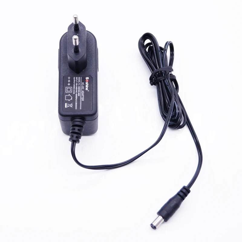 Soshine AC DC Adapter DC 12V 1A AC 100-240V Converter Adapter Charger Power Supply EU Plug