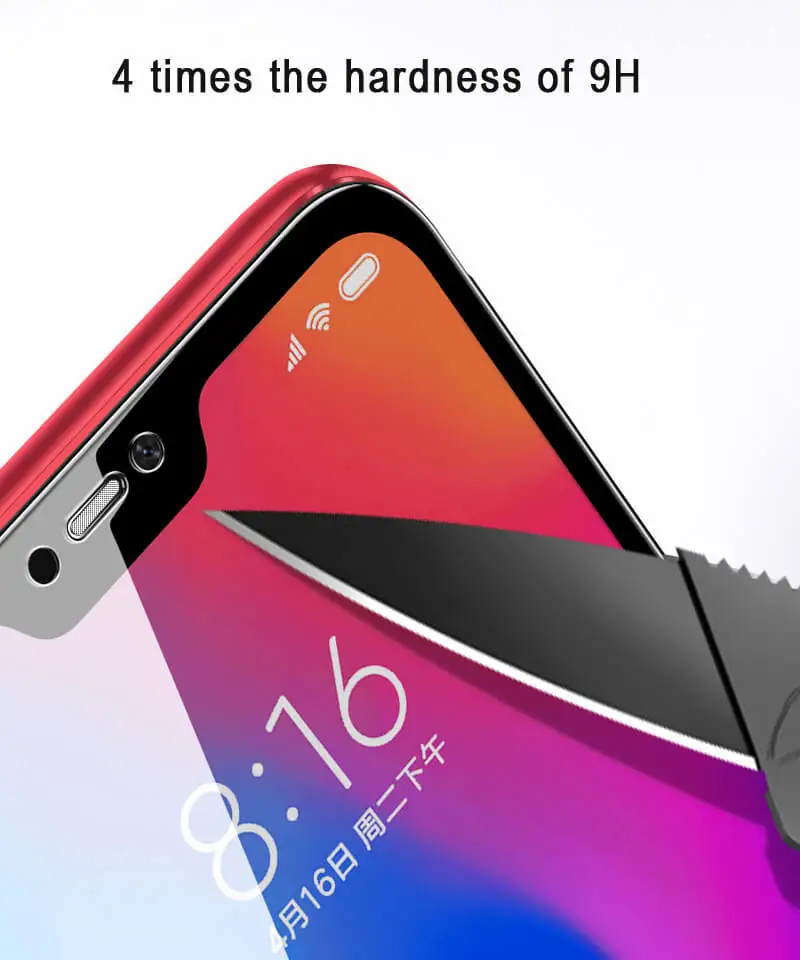 2018 New 6D Screen Protector HD Tempered Glass For Xiaomi POCOPHONE F1 Full Glue Protector Full Cover coverd edge Glass Film (10)