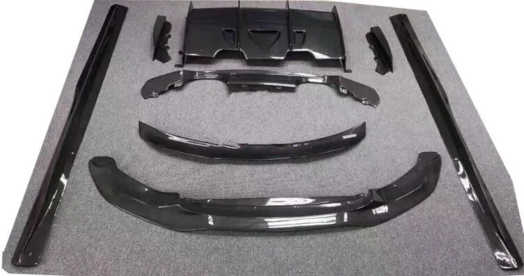 

Carbon Fiber FRONT LIP BUMPER SPOILER+REAR TRUNK DIFFUSER +SIDE BODY KIT COVER FOR BMW F80 M3 F82 M4 2014 2015 2016 2017 PSM