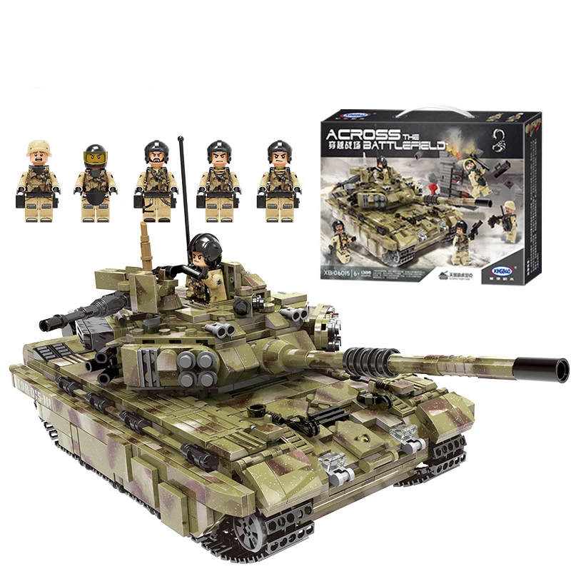 

Technik Military Tank Bausteine Stadt Kompatibel Legoed Building Blocks Compatible Army WW2 soldier weapon bricks kids Toys