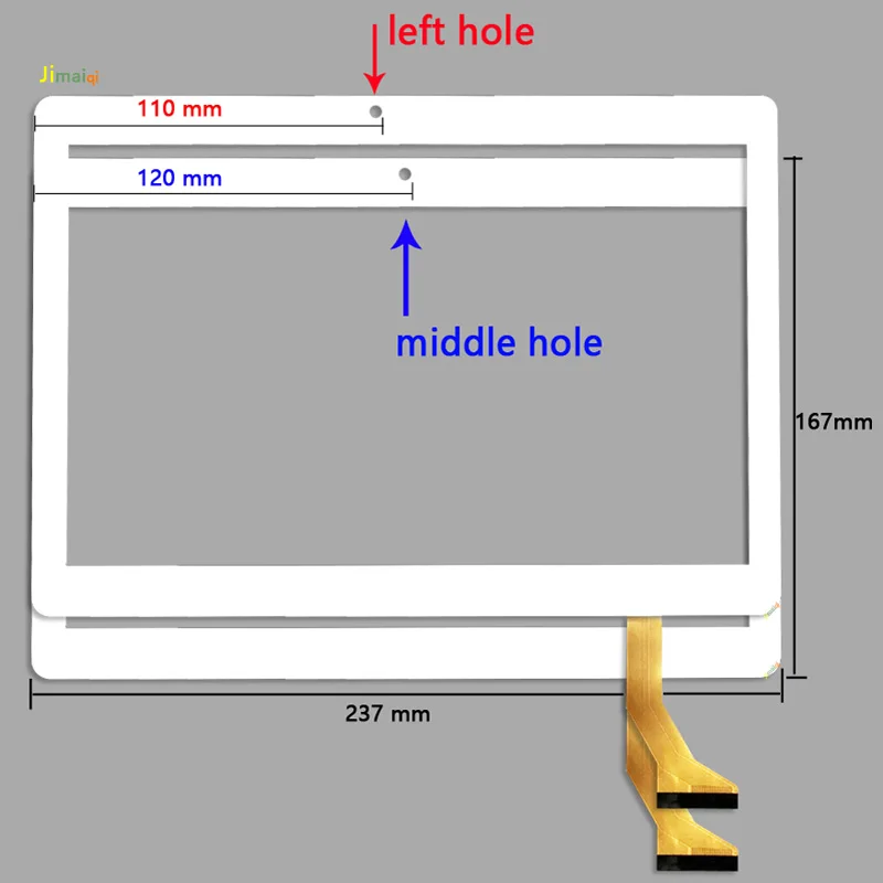 Panel Tablet Touch-Screen Digitizer Replacement Capacitive Multitouch for CX-1096A4-FPC276-V02
