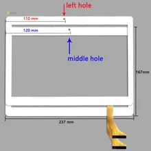 Для 10,1 ''дюймовый CX-1096A4-FPC276-V02 планшет емкостный сенсорный экран панель дигитайзер сенсор Замена Phablet Multitouch
