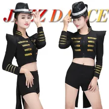 tuxedo swallow-tailed coat cutaways tails tailcoat long Dress Costume nightclub bar singer DJ female sexy singer dancer star