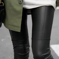 YSDNCHI леггинсы из искусственной кожи модные штаны Лоскутные женские обтягивающие сплайсинга сексуальные до голеностопа искусственная кожа