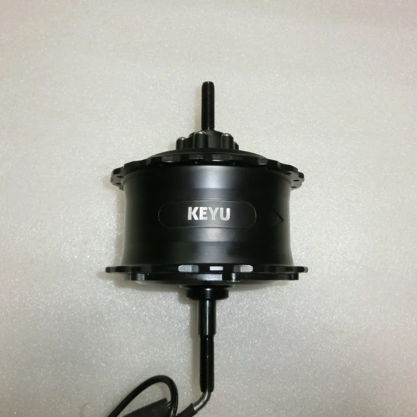 Top 36V 48V 500W High Speed Brushless Gear Hub Motor FAT E-bike Motor Rear Wheel Drive KEYU 0