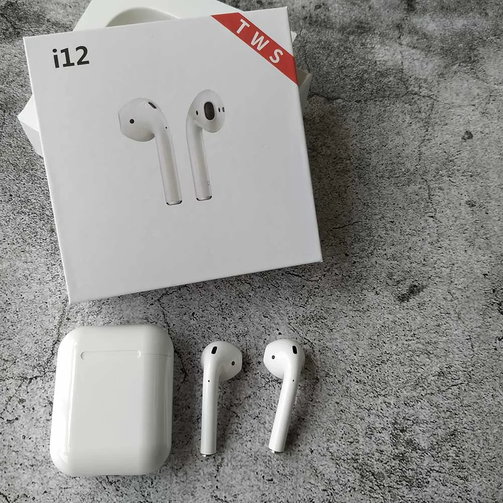 

Mini i12 TWS Touch Bluetooth Earphone with Charging Box Music 3D Stereo Headset for iphone Samsung xiaomi