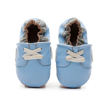 

2019 PU Suede Leather Newborn Baby Moccasins Shoes Soft Soled Non-slip Crib First Walkers