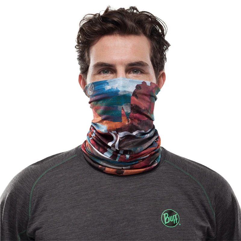 BUFF шейный шарф COOLNET UV+ быстросохнущая уличная езда маска для катания на лыжах для мужчин женщин Удивительный волшебный платок воротник женщин байкер