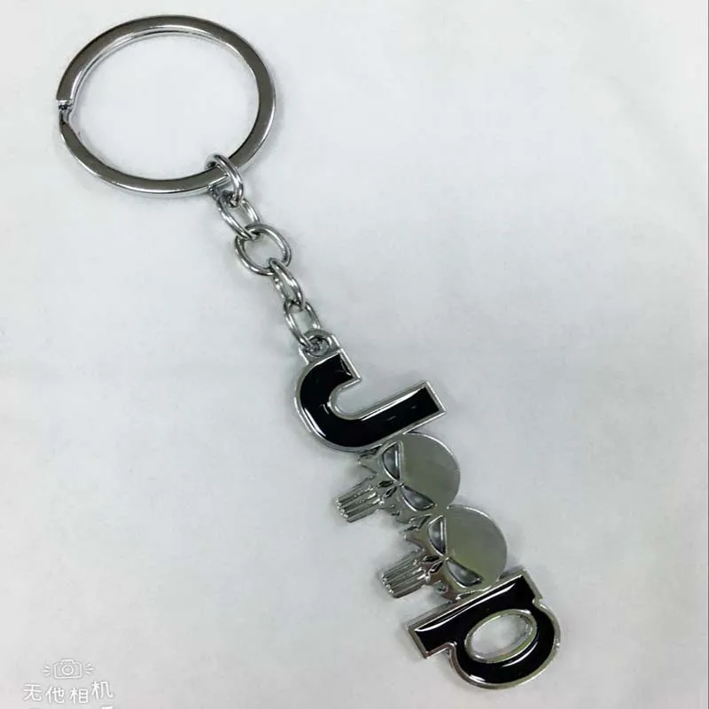 Модный металлический автомобильный брелок для ключей с логотипом, брелок для ключей, автомобильный Стайлинг, автомобильный брелок для ключей для Ferrari Chevrolet Land Rover Jeep