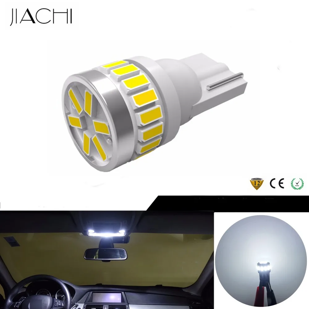 10x Xenon White 24-SMD T10 168 194 2825 LED Bulbs For Car License Plate Lights