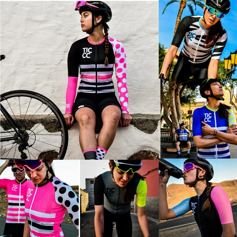 

Maglia Ciclismo 2019 Summer Pro team racing cycling jersey women's short sleeve cycling shirts pink Mountain Bicycle clothes