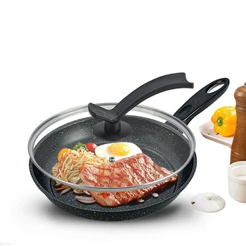 

Frying Pan Non-stick Pan Household Pan No Smoke Pancake Pot Induction Cooker Gas Stove Universal Iron Pot Cast Iron Skillet Wok