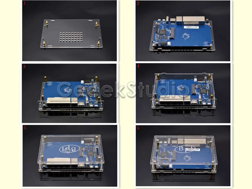 Прозрачный Акриловый чехол, Корпус Корпуса Для Banana Pi R1 BPI-R1