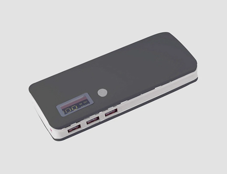 Без батареи) 10000 мАч 18650 Внешний аккумулятор чехол с двойным USB DIY Box Мобильный Внешний аккумулятор портативное зарядное устройство для телефона Xiaomi Pover power Bank
