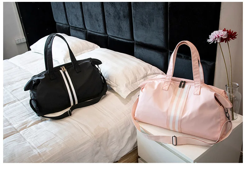 Сухой влажный карман чемодан Duffle Tote для женщин Дорожная сумка отдельное пространство фитнес плеча сумки путешествия XA688WB