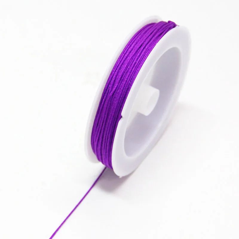 Lychee Life 20 м твердые цветные Струны для браслета изготовление ручной работы плетеная веревка DIY ремесла материалы Поставки - Цвет: 15