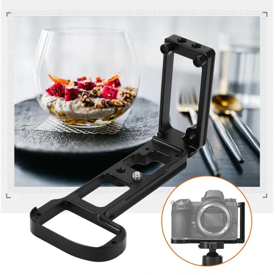 Vertical L Bracket Mount Quick Release Plate for Nikon Z6 Z7 Mirrorless Camera Hot