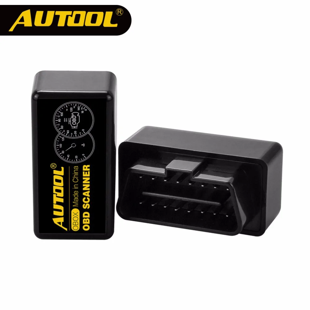 

AUTOOL OBOX OBD2 Wifi ELM327 Scanner Adapter V1.5 Car Maintain Code Read OBD 2 II Auto Diagnostic For Android iOS Iphone 25K80