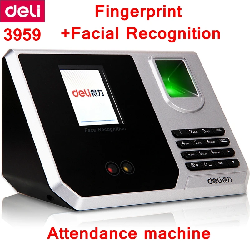 Deli-3959-Fingerprint-Facial-recognition