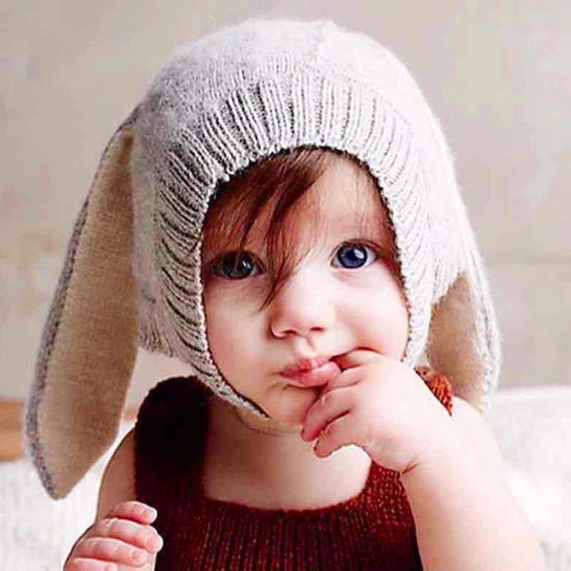 Baby Beret Hats Newborn Knit Safety Helmet Babies Horn Viking Gorro