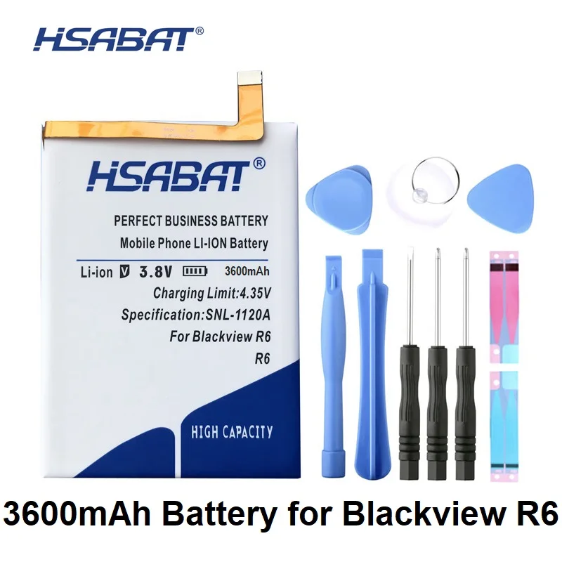 

HSABAT 3600mAh Battery for Blackview R6