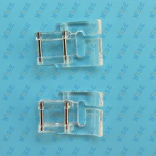 2PCS Clear Snap on Applique “F” Foot, Elna, Janome #820815002