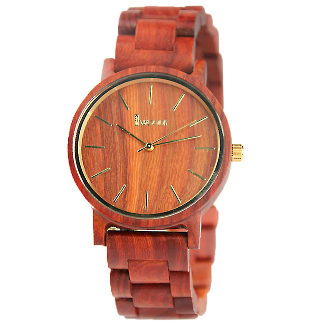 

Red Sandalwood Men Wood Watches Quartz Wristwatch Gold Color Plated Full Natere Wood Man Fashion Watch Top Luxury Hand Made Hour