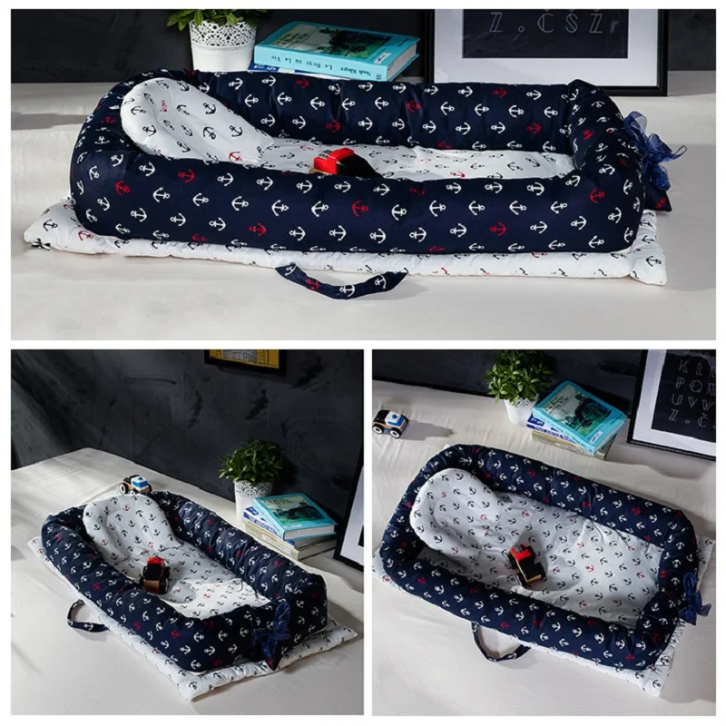 Portable Baby Nest Bed Crib Bumper Lue S House Of International
