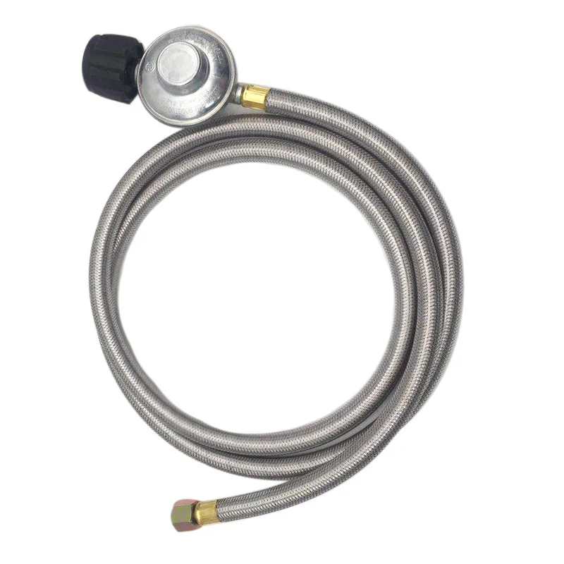

Earth Star 6FT Stainless Steel Braided Tube Gas Oven Heater Brazier Fireplace Low Pressure Relief Valve Fittings