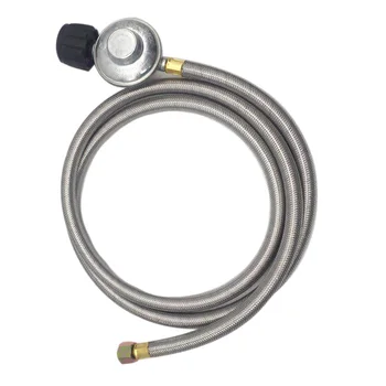 

Earth Star 6FT Stainless Steel Braided Tube Gas Oven Heater Brazier Fireplace Low Pressure Relief Valve Fittings