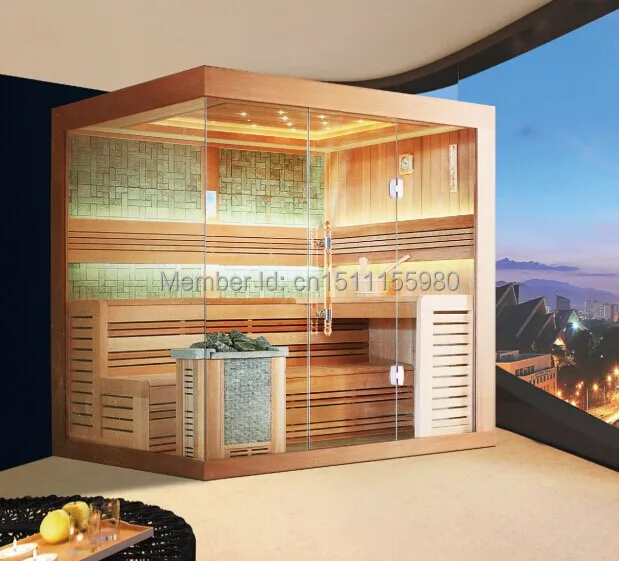 luxury outdoor steam sauna room SA033in Sauna Rooms from Home