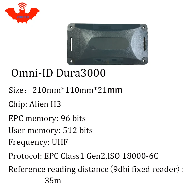 UHF RFID Анти металлическая метка omni ID Dura 3000 dura3000 915 МГц 868 м Alien Higgs3 EPCC1G2 6C прочный ABS