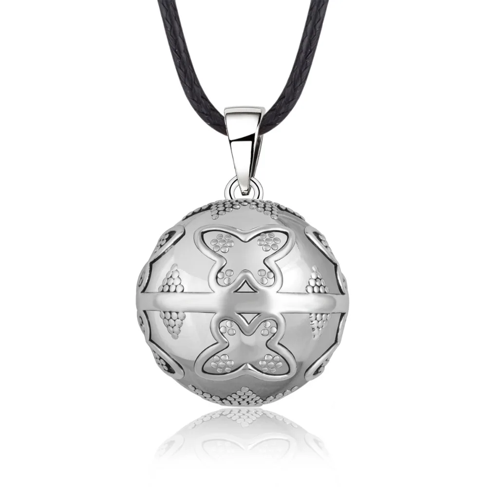 

Eudora Mexican Bola Harmony Ball Pendant Angel Caller Necklace Butterfly Musical Sounds Bola Balls Jewelry for Pregnant Women