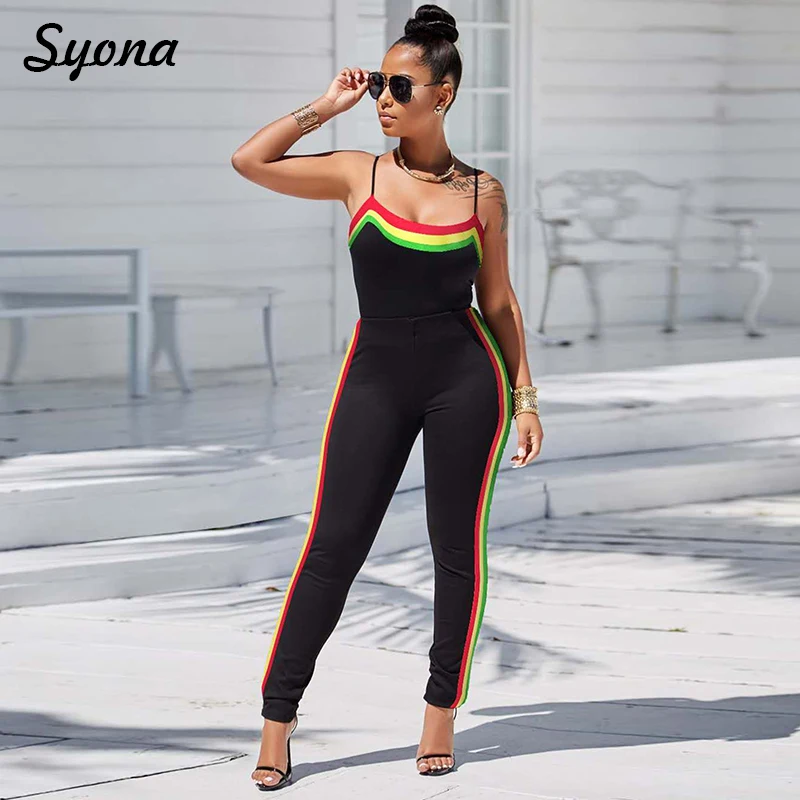 suspender jumpsuit